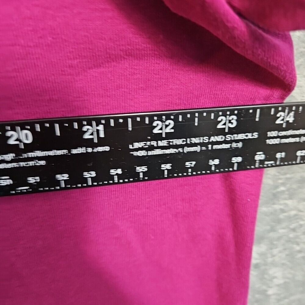 Lands End Women's Sz 2XL Shaped Fit pink top short sleeve - Picture 4 of 10